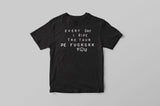 Tour De FU tees Black/White print