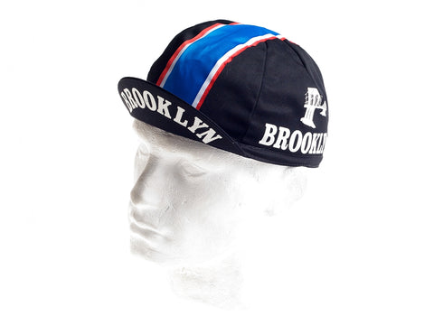 VINTAGE CYCLING CAPS - BROOKLYN BLACK