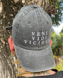 "VENI VIDI VICIOUS" Dad hat