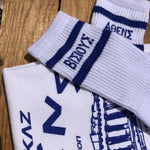 "ΒΙΣΙΟΥΣ ΑΘΕΝΣ" white socks *SOLD OUT*