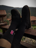 GÜMMIBAR Cotton Socks BLACK
