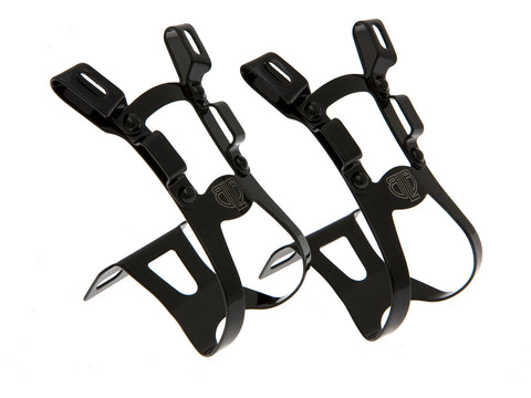 BLB Steel Toe Clips DB/DG-Black/Silver size L